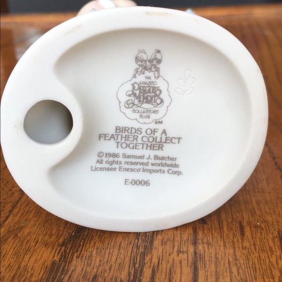 Precious moment birds of a feather collect together porcelain figurine - Picture 3 of 3